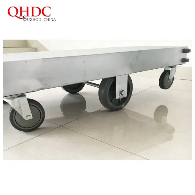 Heavy Duty Industrial Metal Warehouse Cargo Trolley supermarket warehouse cart platform trolleys