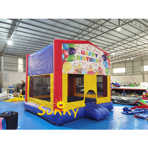 Maison gonflable de videur <span class=keywords><strong>Funhouse</strong></span> gonflable Spiderman Maison gonflable de rebond avec la glissière - Product Image 4