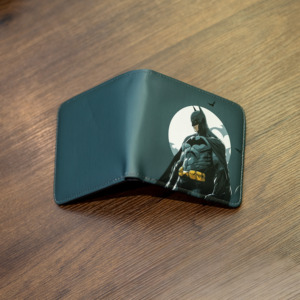 Cartera de Cuero con Estampado de <span class=keywords><strong>Batman</strong></span>, Tipo de Cierre Abierto, Portátil, Corta, Promocional, Regalo para el Día de San Valentín - Product Image 3