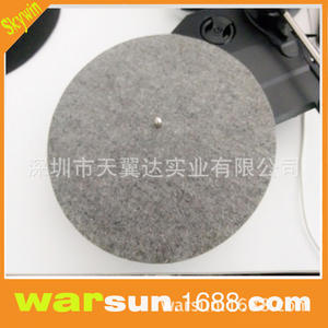 Almohadilla de Goma para Tocadiscos Skywin de 17 cm, Negra, Accesorio Universal para Audio - Product Image 4