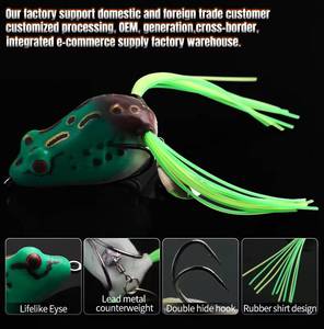 เหยื่อตก<span class=keywords><strong>ปลา</strong></span>แบบนิ่ม ทำจากโลหะและซิลิโคน รูปทรงกบ น้ำหนัก 5 กรัม 9 กรัม 13 กรัม 17.5 กรัม พร้อมตะขอเกี่ยว สำหรับตก<span class=keywords><strong>ปลา</strong></span>ในน้ำจืดและน้ำเค็ม - Product Image 5