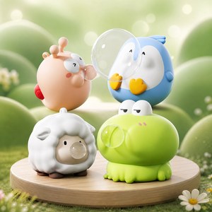 Jouets à presser en silicone mignons et créatifs, anti-stress à rebond lent, pour la décompression et le divertissement, style plastique économique, direct usine, très populaires - Product Image 1