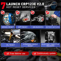 LAUNCH X431 CRP 123E V3.0 Escáner Automotriz Profesional, Escáner de Códigos Ecu, Herramientas de Diagnóstico para Automóviles, Herramienta de Diagnóstico para Camiones