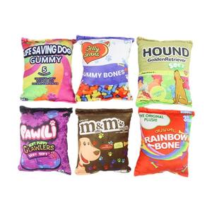 Jouet à mâcher en peluche pour chien en coton interactif personnalisé en gros avec motif de dessin animé - Product Image 1