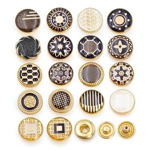 Camisa Cuadrada para Hombre con Logotipo Personalizado, Thobe Árabe, Abaya, Botones Metálicos a Presión de Aleación de Zinc - Product Image 2