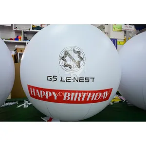 Customize Inflatable Happy Birthday Balloon Inflatable Ball Advertising Air Balloon For Celebration