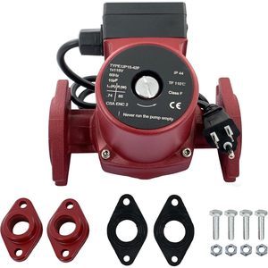 Bomba de recirculación Minjiang 1/25 HP 115V 60Hz con brida de 2 tornillos para sistemas de calefacción - Product Image 4