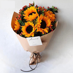 New Arrival 70 Gsm Flower Wrapping <strong>Paper</strong> Solid <strong>Color</strong> Bouquet 20 Sheets/Bag Wrapping Kraft <strong>Paper</strong> for Flowers - Product Image 2