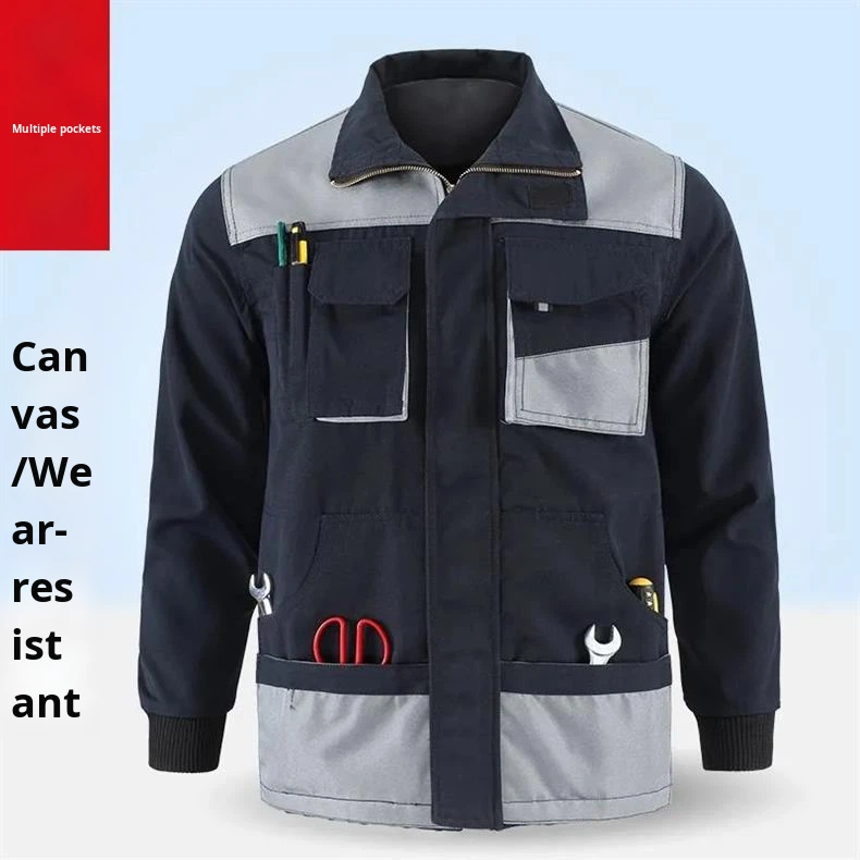 Abito blu navy e grigio