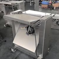 Nouvelle machine à trancher la viande automatique commerciale 220V, épaisseur réglable 3mm, pour porc et viande congelée