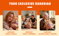 Juguetes Educativos de Robots, Animales de Peluche Interactivos con IA, de Tela de Algodón Bordada, Máquina de Aprendizaje Preescolar, Regalo para Niños
