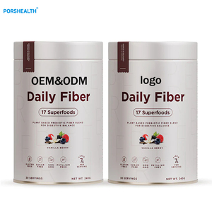 Aangepaste natuurlijke plantaardige voedingsvezelpoeder capsules bulk, spijsvertering, afslanking, immuunondersteuning, vrouwen gezondheid, 30 porties - Product Image 1