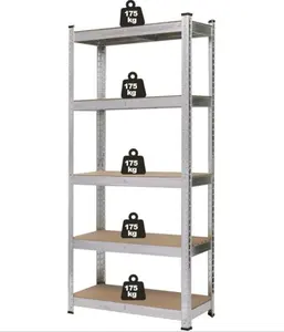 Heavy Duty 5 Tier Garage Shelving Units Metal Storage Shelves Utility Rack