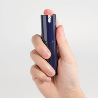 Nouveau design bouteille cylindrique sans air 20ml 30ml emballage cosmétique sérum pour le visage crème pour les yeux lotion de soin de la peau bouteille en plastique avec pompe