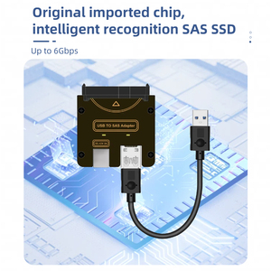 <span class=keywords><strong>Adaptador</strong></span> TISHRIC <span class=keywords><strong>USB</strong></span> a SAS de 29 Pines, <span class=keywords><strong>USB</strong></span> 3,0 a SAS, tarjeta de expansión SSD, Cable de <span class=keywords><strong>disco</strong></span> fácil de 6Gbps para escritorio de <span class=keywords><strong>disco</strong></span> <span class=keywords><strong>duro</strong></span> SAS de 2,5/3,5" - Product Image 3