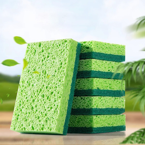 Verkauf Hochwertige Haushalts küchen produkte Holz zellstoff Cellulose Scheuer schwamm Schwamm - Product Image 1