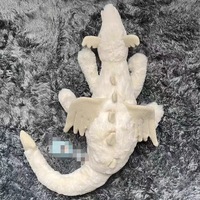 Peluche Dragon Géante Douce et Moelleuse avec Rembourrage en Peluche Ultra Douce et Coton PP pour Soulager le Stress et Cadeau pour Enfants