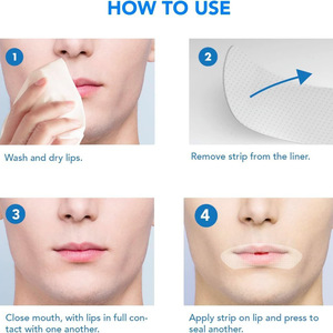 Cinta blanca transparente, suave, para comercio exterior y transfronterizo, especialmente diseñada para la corrección de la respiración bucal y el ronquido. - Product Image 2
