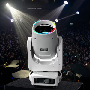 Faro mobile professionale 2950W 14R Beam Spot per feste, DJ, discoteche, con anello SMD RGBW, per matrimoni, concerti, illuminazione scenica DMX Music IP33 95 - Product Image 4