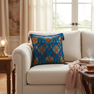 Cushion Cover With Turkish Fabric With Tulip Design From Turkey - Product Image 3