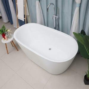 Baignoire autoportante en acrylique blanc, résistante aux rayures, longue durée <span class=keywords><strong>de</strong></span> vie, <span class=keywords><strong>sortie</strong></span> d'usine - Product Image 2