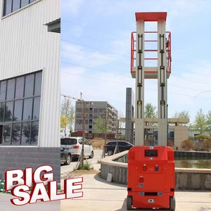 AMWP 6m7.5m <span class=keywords><strong>8M</strong></span> 9M Dapat Ditarik Hidrolik Listrik Personal Man Vertikal Aerial <span class=keywords><strong>Platform</strong></span> Kerja Aluminium Alloy Self Propelled Lift Table - Product Image 5