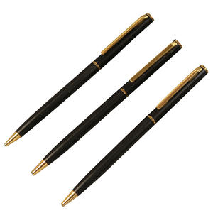 Stylo bille promotionnel classique en métal de haute qualité, stylo d'hôtel en gros avec logo et couleur personnalisés - Product Image 2