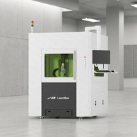 Machine de découpe laser à fibre entièrement fermée 30x30cm 2000 Watts avec source Raycus pour la fabrication d'accessoires en laiton
