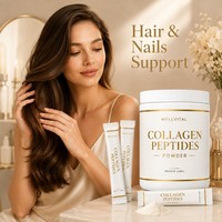 Fabrication sous contrat de poudre de collagène en marque privée pour la peau, les cheveux et les ongles