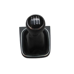 หัวเกียร์รถยนต์ 1K0 711 113CF หนังสีดำลายไม้ สำหรับรถยนต์โฟล์คสวาเกน - Product Image 5