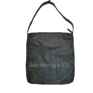 杜邦纸包绿色防水拉链肩包大容量特卫强购物手提袋