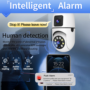 A6 Plus Model Dual Lens Wifi <b>Camera</b> Home Baby Wireless Small Indoor Motion Detection Security Light Bulb CCTV <b>Mini</b> <b>Camera</b> - Product Image 5