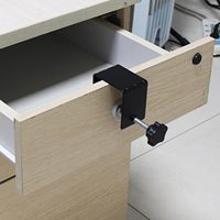 Pince de bureau universelle pour montage sur table - Installation facile sans perçage, pince de bureau pour accessoires de poste de travail