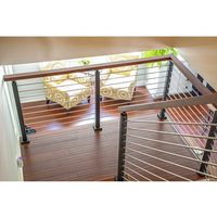 Balustrade d'escalier en bois massif, garde-corps pour escaliers incurvée, barre