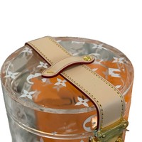Organisateur de bijoux en acrylique tendance, boîte portable de style sac avec ruban, présentoir de maquillage