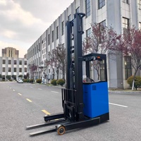 Chariot élévateur électrique 48V à portée de 8m avec caméra de fourche pour la manutention en entrepôt
