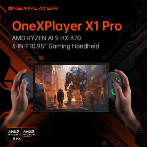 OnexPlayer ONEXFLY X1 Pro 10.95'' 2.5K 120Hz OLED AI 9 HX370 32GB RAM 1TB <b>Touchscreen</b> Dual Fan Cooling <b>Gaming</b> <b>Laptop</b> Portable - Product Image 2