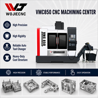 Centre d'usinage vertical CNC VMC850, machine de fraisage CNC haute précision, changeur d'outils automatique ATC pour pièces de moules automobiles