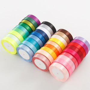 <span class=keywords><strong>Ruban</strong></span> en satin de haute qualité de 2 cm x <span class=keywords><strong>25</strong></span> yards pour l'emballage de boîtes à gâteaux, rubans en polyester, décoration de mariage, bricolage, prix de gros - Product Image 6