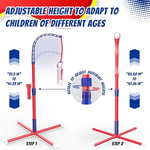 Set de Béisbol 3 en 1 para Niños, Máquina de Entrenamiento de Bateo, Lanzador de Pelotas, Tee de Bateo Colgante, Tee de Bateo de Pie, Juguete de <span class=keywords><strong>Juego</strong></span> de Béisbol - Product Image 5