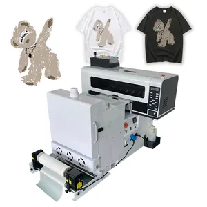 A3 Dtf Printer 30 Cm XP600 Two head Direct Transfer Film Printer With Dtf Shaking Powder Oven Machine For T-shirt