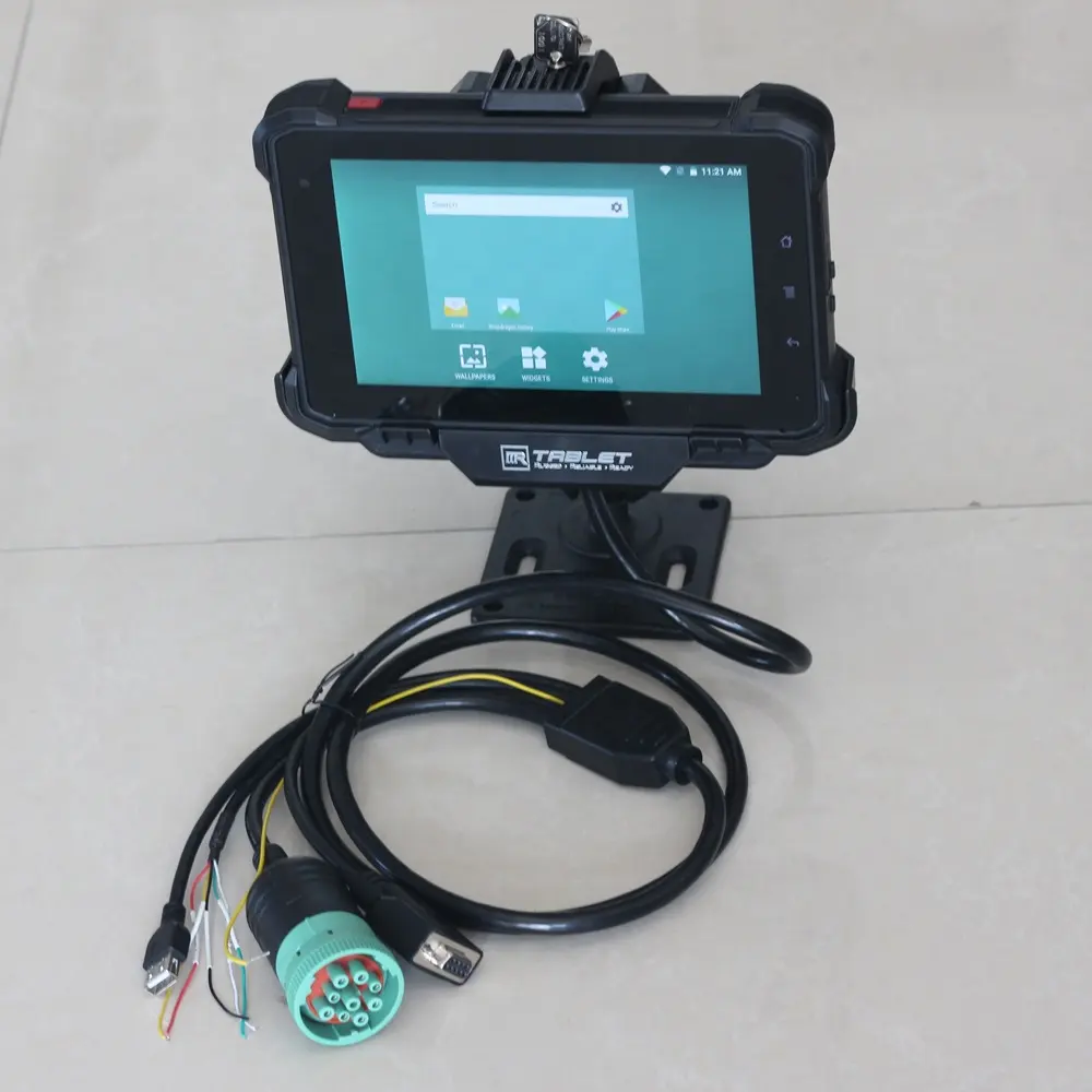 New VT-7 Pro Vehicle Terminal Screen Camera ACC GPIO J1939,OBD-II,Cab Bus,GPS,4G,NFC, 7 Inch Android 9.0 Rugged Tablet Computer