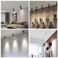 Photographie Plafond Éclairage Sur Rail Showroom Led Moderne Avec Aluminium Brossé Dialux Evo Disposition Enseigne Au Néon Système De Suivi Lumières