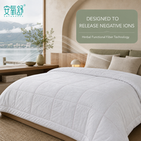 Couette infusée aux herbes Anyangshu, contient plus de 3000 ions négatifs, douce, chaude et confortable pour la maison et le repos.