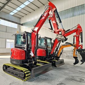 Mini excavadora de 3,5 toneladas EPA Farm, nueva excavadora sobre orugas, motor Kubota, máquina excavadora pequeña - Product Image 1