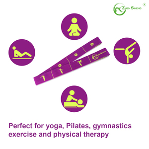 Bandes de Résistance Élastiques Personnalisées Zhensheng pour Exercices d'Étirement et de Tonification Corporelle avec 8/10 Boucles - Product Image 2