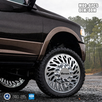Roda Viorock Heavy Duty Pickup Dually 22x8.25 24x8.25 26x8.25 28x8.25 Polish10x225 8x6.5 untuk F350 Ram3500 Silverado3500HD F450