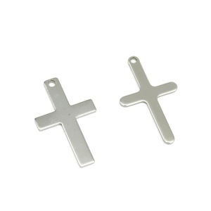 Pendentifs croix en acier inoxydable pour colliers, bracelets, cérémonies religieuses, accessoire de bijoux unisexe - Product Image 2