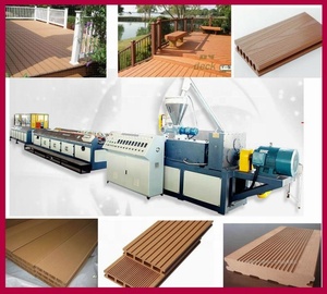 Línea de producción de puerta Wpc/máquina de fabricación de paneles de puerta de madera compuestos de plástico PVC/extrusión de perfil WPC automática - Product Image 4