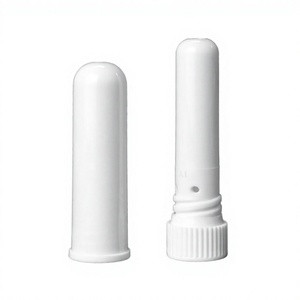 Tube inhalateur nasal à usage unique en PP avec mèche en coton pour huiles essentielles et médicaments – Tubes inhalateurs nasaux vides, plusieurs couleurs - Product Image 1